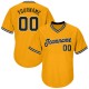 Custom Gold Black-White Authentic Throwback Rib-Knit Baseball Jersey Shirt Custom Gold Black-White Authentic Throwback Rib-Knit Baseball Jersey Shirt