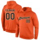 Custom Stitched Orange Black-Old Gold Sports Pullover Sweatshirt Hoodie Custom Stitched Orange Black-Old Gold Sports Pullover Sweatshirt Hoodie