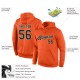 Custom Stitched Orange Black-Old Gold Sports Pullover Sweatshirt Hoodie Custom Stitched Orange Black-Old Gold Sports Pullover Sweatshirt Hoodie