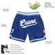 Custom Royal White-Light Blue Authentic Throwback Basketball Shorts Custom Royal White-Light Blue Authentic Throwback Basketball Shorts