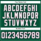 Custom Kelly Green White-Pink Authentic Baseball Jersey