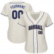 Custom Cream Royal-Gold Authentic Baseball Jersey Custom Cream Royal-Gold Authentic Baseball Jersey