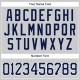 Custom Gray Navy-White Authentic Baseball Jersey Custom Gray Navy-White Authentic Baseball Jersey
