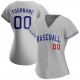 Custom Gray Royal-Red Authentic Baseball Jersey Custom Gray Royal-Red Authentic Baseball Jersey