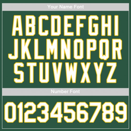 Custom Kelly Green White-Gold Authentic Baseball Jersey Custom Kelly Green White-Gold Authentic Baseball Jersey