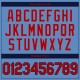 Custom Light Blue Red-Navy Authentic Baseball Jersey