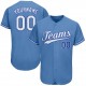 Custom Light Blue White-Royal Authentic Baseball Jersey Custom Light Blue White-Royal Authentic Baseball Jersey