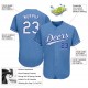 Custom Light Blue White-Royal Authentic Baseball Jersey Custom Light Blue White-Royal Authentic Baseball Jersey
