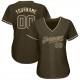 Custom Olive Olive-Cream Authentic Salute To Service Baseball Jersey Custom Olive Olive-Cream Authentic Salute To Service Baseball Jersey