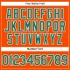 Custom Orange Kelly Green Strip Kelly Green-White Authentic Baseball Jersey