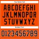 Custom Orange Black Strip Black-White Authentic Baseball Jersey Custom Orange Black Strip Black-White Authentic Baseball Jersey