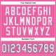 Custom Pink White-Light Blue Authentic Baseball Jersey