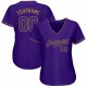 Custom Purple Purple-Old Gold Authentic Baseball Jersey Custom Purple Purple-Old Gold Authentic Baseball Jersey