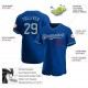 Custom Royal Gray-Red Authentic Baseball Jersey Custom Royal Gray-Red Authentic Baseball Jersey