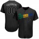 Custom Black Black-Royal Authentic Baseball Jersey Custom Black Black-Royal Authentic Baseball Jersey