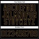 Custom Black Old Gold Strip Black Authentic Baseball Jersey Custom Black Old Gold Strip Black Authentic Baseball Jersey