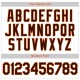 Custom White Brown Strip Brown-Orange Authentic Baseball Jersey