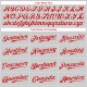 Custom White Red Strip Red-Black Authentic Baseball Jersey