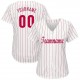 Custom White Red Strip Red-White Baseball Jersey Custom White Red Strip Red-White Baseball Jersey