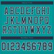 Custom Aqua Navy-White Mesh Authentic Football Jersey