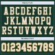 Custom Green White-Gold Mesh Authentic Football Jersey