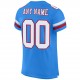 Custom Powder Blue White-Red Mesh Authentic Football Jersey Custom Powder Blue White-Red Mesh Authentic Football Jersey