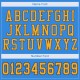 Custom Powder Blue Gold-Navy Mesh Authentic Football Jersey Custom Powder Blue Gold-Navy Mesh Authentic Football Jersey