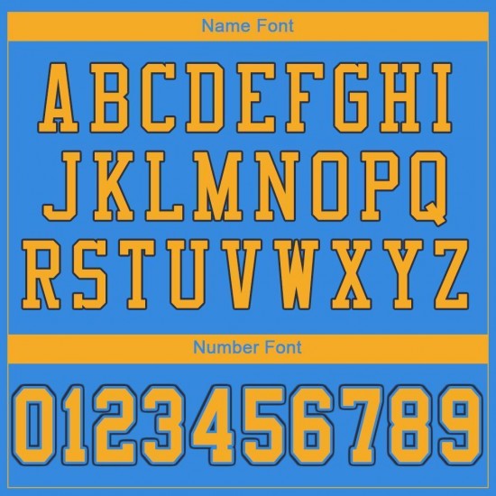 Custom Powder Blue Gold-Navy Mesh Authentic Football Jersey Custom Powder Blue Gold-Navy Mesh Authentic Football Jersey