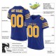 Custom Royal Gold-White Mesh Authentic Football Jersey Custom Royal Gold-White Mesh Authentic Football Jersey