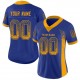 Custom Royal Gold-Navy Mesh Drift Fashion Football Jersey Custom Royal Gold-Navy Mesh Drift Fashion Football Jersey
