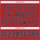 Custom Scarlet Navy-Light Gray Mesh Authentic Football Jersey Custom Scarlet Navy-Light Gray Mesh Authentic Football Jersey