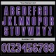 Custom Black Purple-Cream Authentic Throwback Basketball Jersey