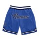 Custom Blue Navy-White Authentic Throwback Basketball Shorts Custom Blue Navy-White Authentic Throwback Basketball Shorts