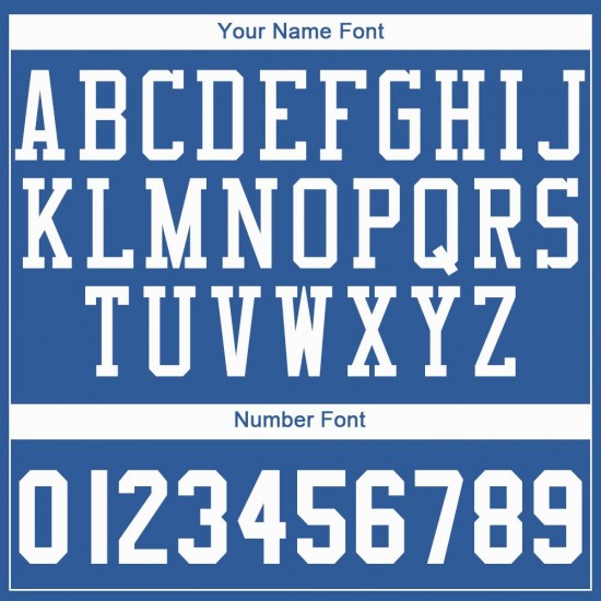 Custom Blue White Round Neck Basketball Jersey
