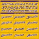 Custom Gold Purple-White Authentic Throwback Basketball Jersey