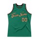 Custom Kelly Green Old Gold-Black Authentic Throwback Basketball Jersey Custom Kelly Green Old Gold-Black Authentic Throwback Basketball Jersey