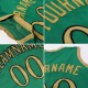 Custom Kelly Green Old Gold-Black Authentic Throwback Basketball Jersey Custom Kelly Green Old Gold-Black Authentic Throwback Basketball Jersey