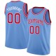Custom Light Blue Red-White Round Neck Rib-Knit Basketball Jersey Custom Light Blue Red-White Round Neck Rib-Knit Basketball Jersey