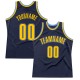 Custom Navy Gold-Light Blue Authentic Throwback Basketball Jersey Custom Navy Gold-Light Blue Authentic Throwback Basketball Jersey