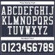Custom Navy White Round Neck Basketball Jersey