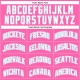 Custom Pink White-Light Blue Authentic Throwback Basketball Jersey Custom Pink White-Light Blue Authentic Throwback Basketball Jersey
