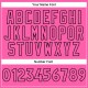 Custom Pink Pink-Black Authentic Throwback Basketball Jersey
