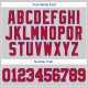 Custom Gray Red-Royal Authentic Throwback Rib-Knit Baseball Jersey Shirt
