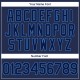 Custom Navy Navy-Powder Blue Authentic Throwback Rib-Knit Baseball Jersey Shirt Custom Navy Navy-Powder Blue Authentic Throwback Rib-Knit Baseball Jersey Shirt