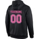 Custom Stitched Black Pink-White Sports Pullover Sweatshirt Hoodie Custom Stitched Black Pink-White Sports Pullover Sweatshirt Hoodie