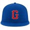 Custom Royal Red-White Stitched Adjustable Snapback Hat