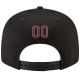 Custom Black Purple-Gold Stitched Adjustable Snapback Hat Custom Black Purple-Gold Stitched Adjustable Snapback Hat