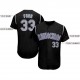 Custom Black Gray-Purple Baseball Jersey Custom Black Gray-Purple Baseball Jersey