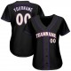 Custom Black White-Purple Authentic Baseball Jersey Custom Black White-Purple Authentic Baseball Jersey