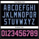 Custom Black Pink-Light Blue Authentic Baseball Jersey Custom Black Pink-Light Blue Authentic Baseball Jersey